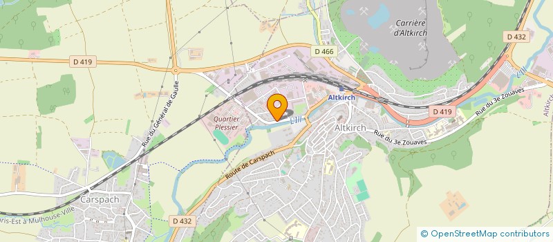 localisation de l'entreprise CSI à ALTKIRCH