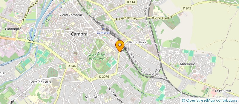 localisation de l'entreprise CSI à CAMBRAI