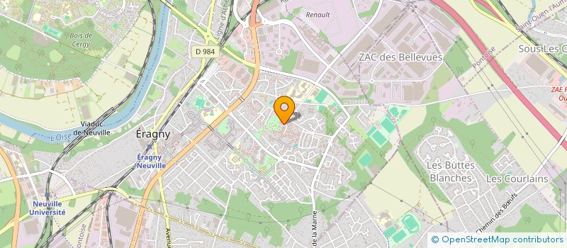 localisation de l'entreprise CSI  ERAGNY