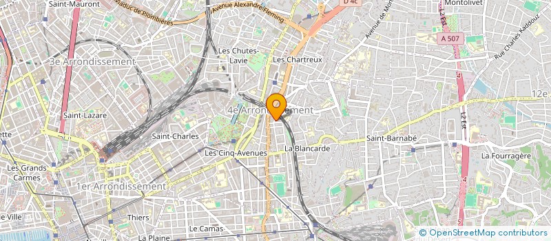 localisation de l'entreprise CSI ABAC AVATEC à MARSEILLE