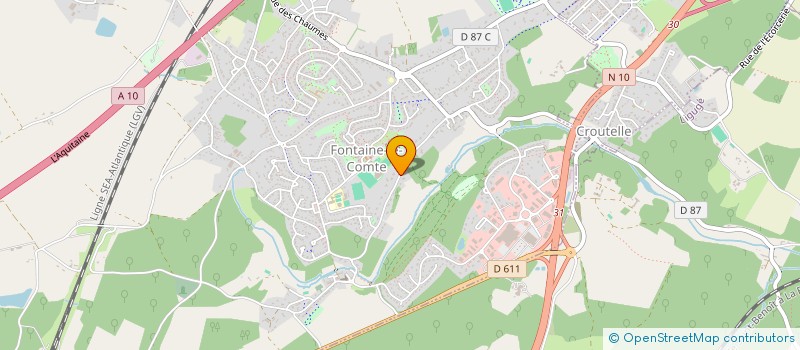 localisation de l'entreprise CSI BATIMENT à LIGUGE
