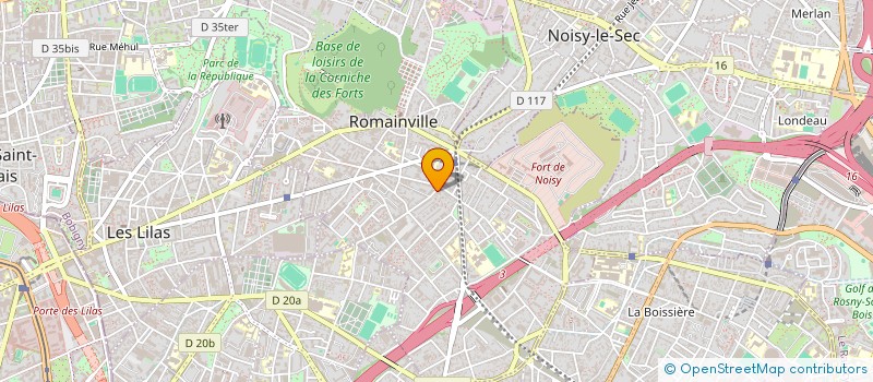 localisation de l'entreprise CSI CONSEIL à ROMAINVILLE