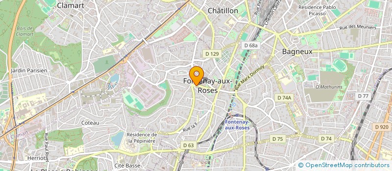 localisation de l'entreprise CSI CONTROL SERVICES INTERNATIONAL à FONTENAY-AUX-ROSES