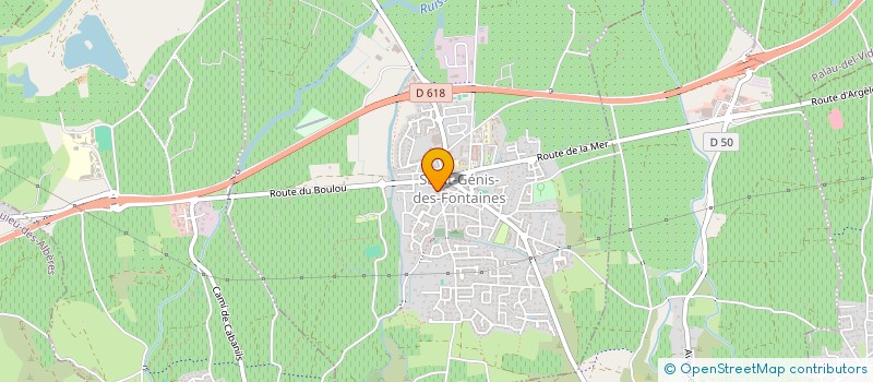 localisation de l'entreprise CSI SERVICES à SAINT-GENIS-DES-FONTAINES