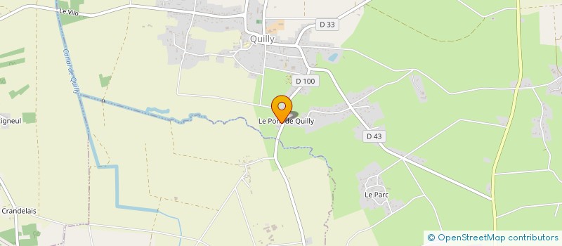 localisation de l'entreprise CSI TAXI  QUILLY