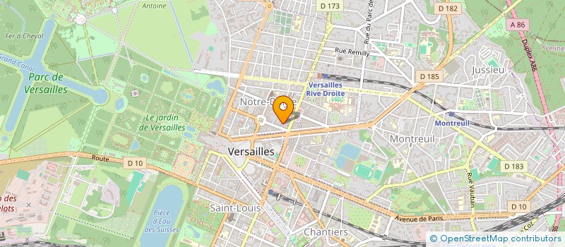 localisation de l'entreprise CSIG à VERSAILLES
