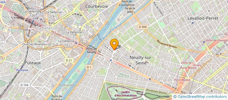 localisation de l'entreprise CSIIM à NEUILLY-SUR-SEINE