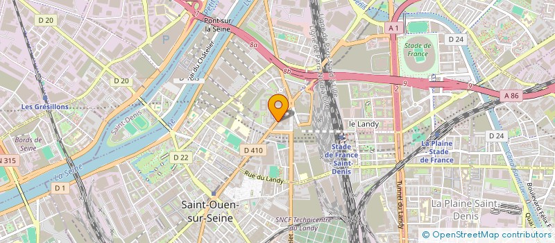 localisation de l'entreprise CSIM à SAINT-DENIS