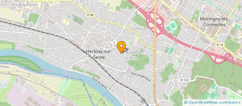 localisation de l'entreprise CSINET  HERBLAY-SUR-SEINE