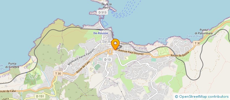 localisation de l'entreprise CSIR HAUTE CORSE à L'ILE-ROUSSE