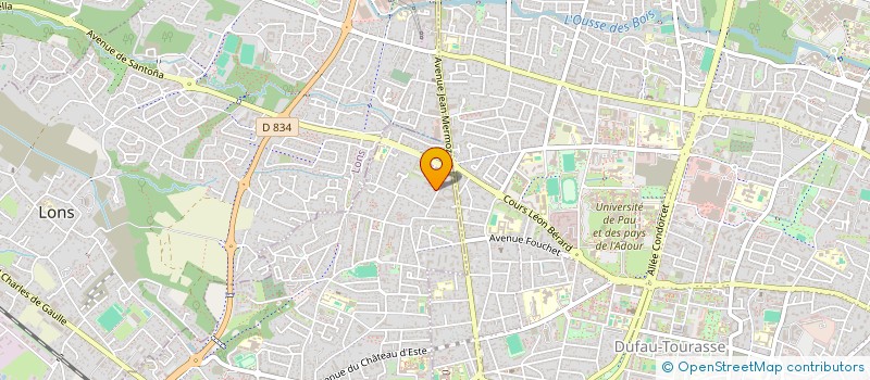 localisation de l'entreprise CSJ  TALENCE