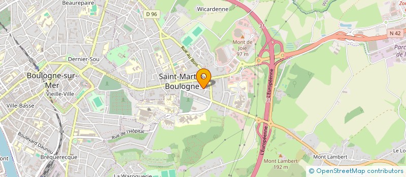 localisation de l'entreprise CSJ  SAINT-MARTIN-BOULOGNE