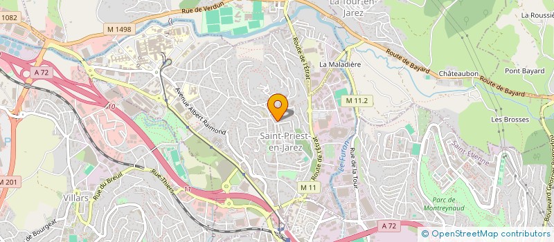 localisation de l'entreprise CSJ MUNOZ  SAINT-PRIEST-EN-JAREZ