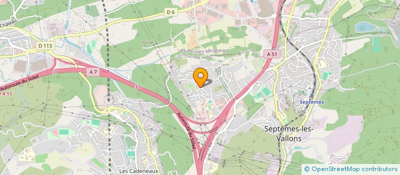 localisation de l'entreprise CSJ PROTECTION à SEPTEMES-LES-VALLONS