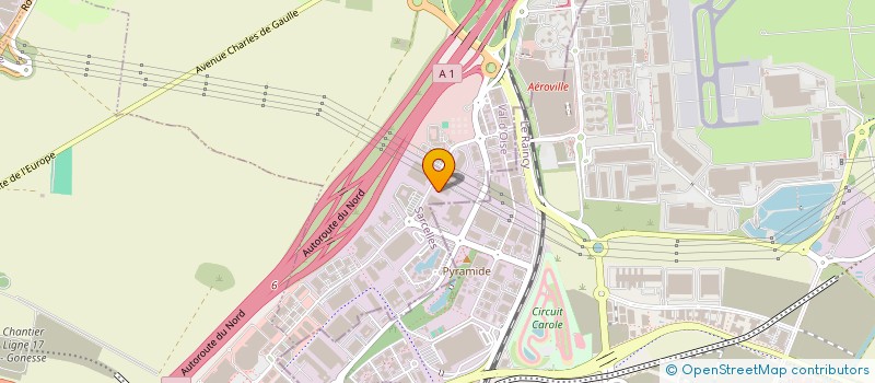 localisation de l'entreprise CSJD  ROISSY-EN-FRANCE