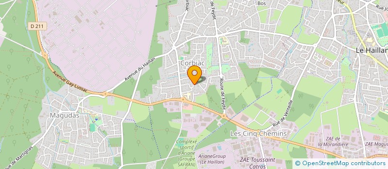 localisation de l'entreprise CSJE  SAINT-MEDARD-EN-JALLES