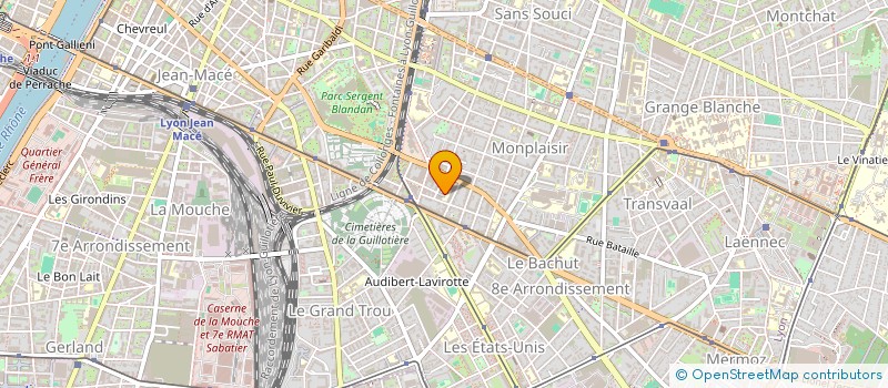 localisation de l'entreprise CSJG  LYON