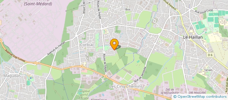 localisation de l'entreprise CSJR IMMO  SAINT-MEDARD-EN-JALLES