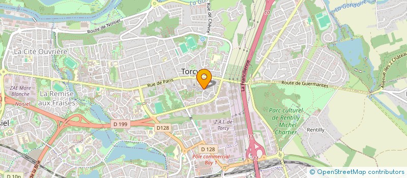 localisation de l'entreprise CSK ETANCHEITE  TORCY