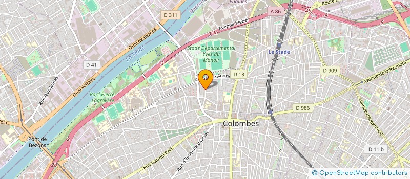 localisation de l'entreprise CSK EXPRESS  COLOMBES