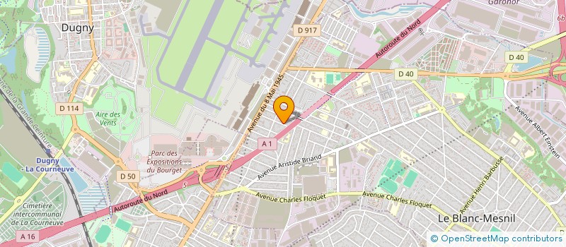 localisation de l'entreprise CSK TRANS à ROISSY-EN-FRANCE