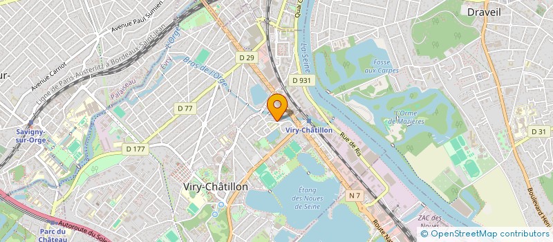 localisation de l'entreprise CSK TRANSPORT ET LOCATION à VIRY-CHATILLON