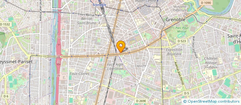 localisation de l'entreprise CSL 38  GRENOBLE