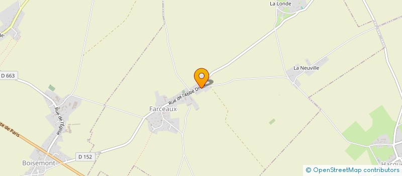 localisation de l'entreprise CSL  FARCEAUX