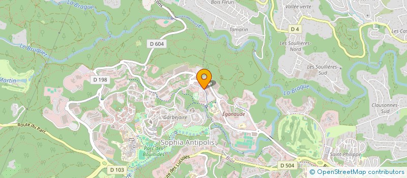 localisation de l'entreprise CSL FINANCES à VALBONNE