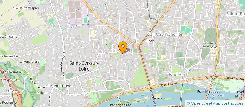 localisation de l'entreprise CSL IMMO  SAINT CYR SUR LOIRE