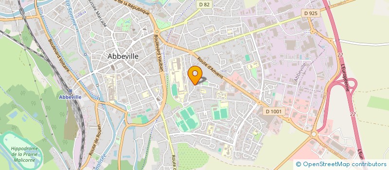 localisation de l'entreprise CSL IMMO à ABBEVILLE