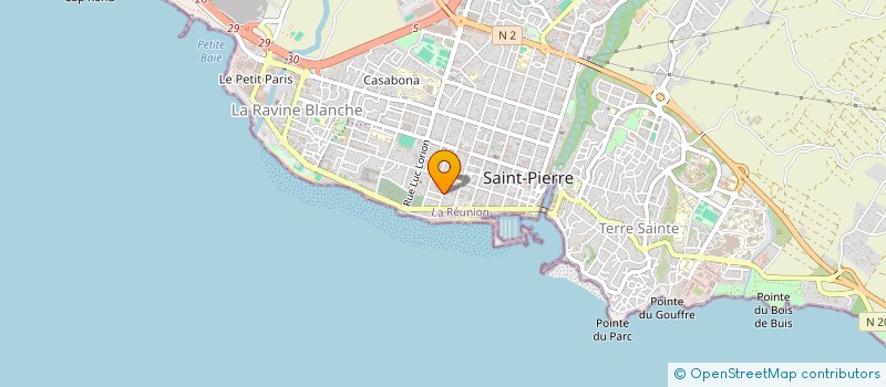 localisation de l'entreprise CSL INVEST à SAINT-PIERRE