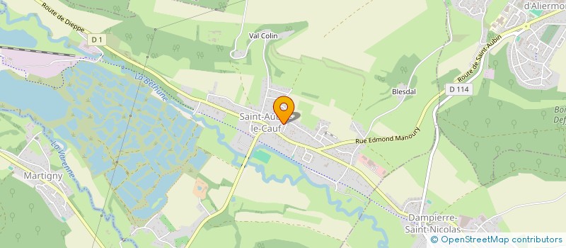 localisation de l'entreprise CSL PRECISION à SAINT-AUBIN-LE-CAUF