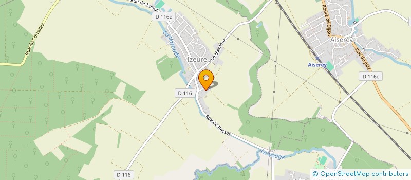 localisation de l'entreprise CSL1  IZEURE