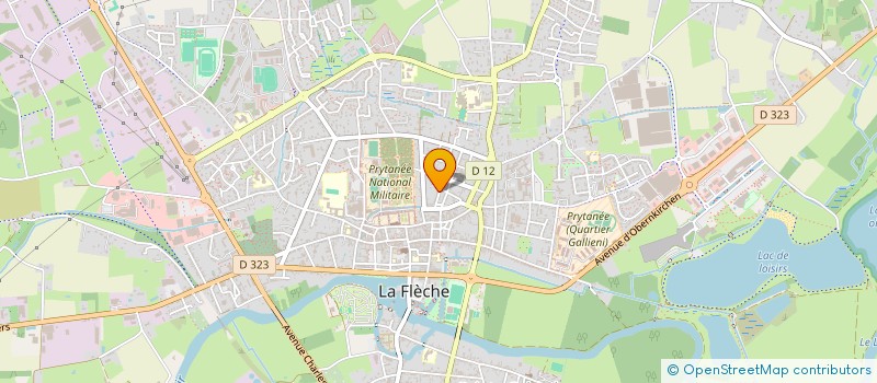 localisation de l'entreprise CSLG  LA FLECHE