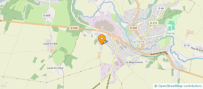 localisation de l'entreprise CSLP GROUP  LA FERTE-GAUCHER