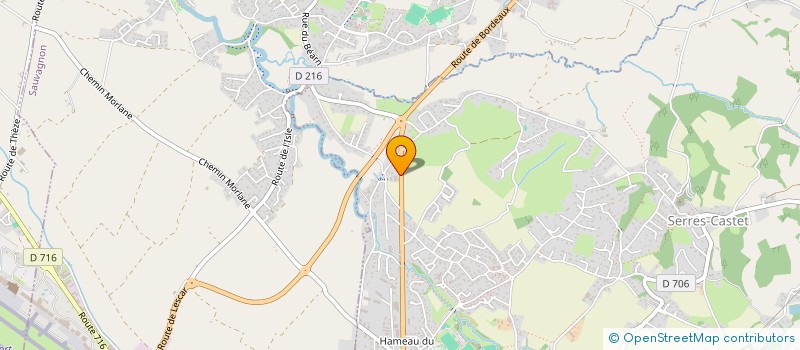 localisation de l'entreprise CSM 64 à SERRES-CASTET