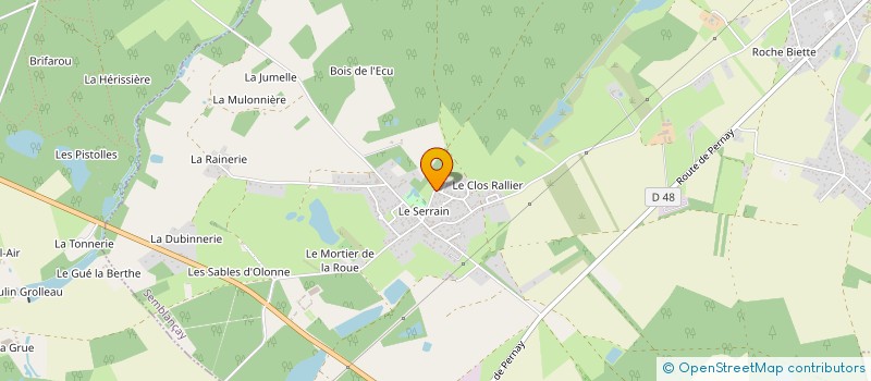 localisation de l'entreprise CSM à CHARENTILLY