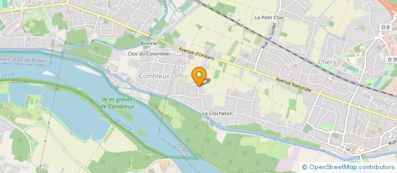 localisation de l'entreprise CSM  CHECY