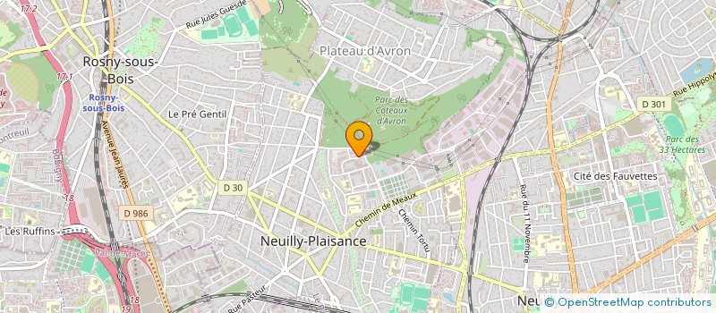 localisation de l'entreprise CSM  NEUILLY-PLAISANCE