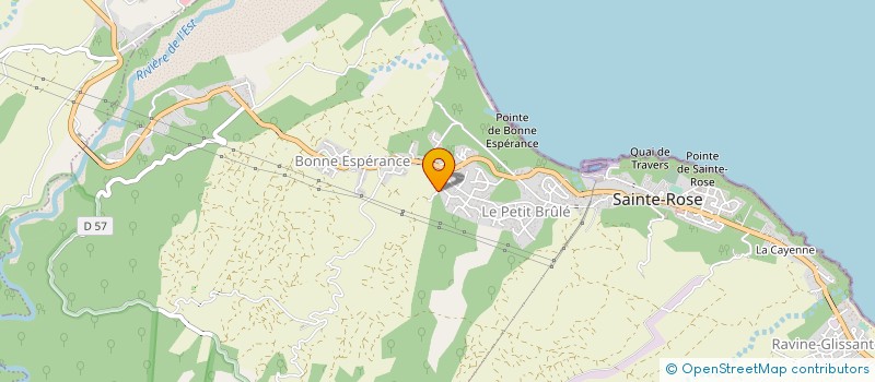 localisation de l'entreprise CSM AGRICULTURE à SAINTE-ROSE