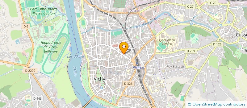 localisation de l'entreprise CSM BTP à VICHY