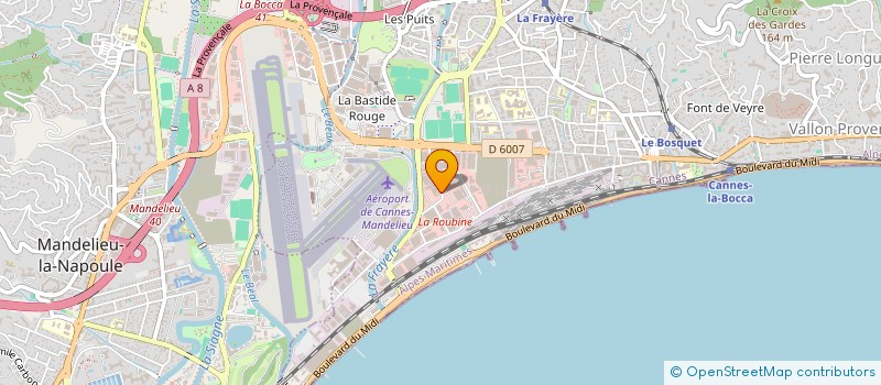 localisation de l'entreprise CSM CANNES SERVICES METAUX à CANNES