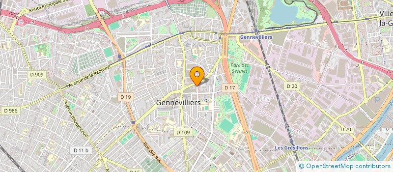 localisation de l'entreprise CSM CONNECT à GENNEVILLIERS