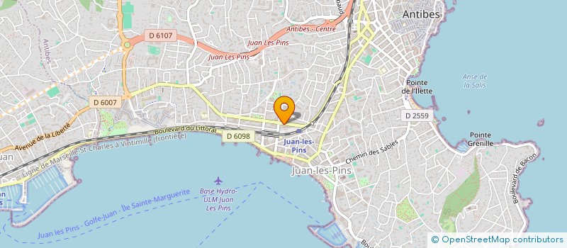 localisation de l'entreprise CSM DISTRIBUTION à ANTIBES