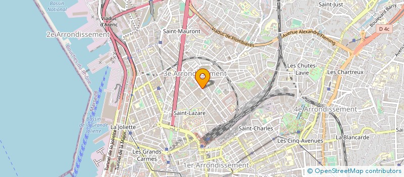 localisation de l'entreprise CSM FIGHT TEAM à MARSEILLE