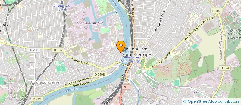 localisation de l'entreprise CSM FINITIONS à VILLENEUVE-LE-ROI