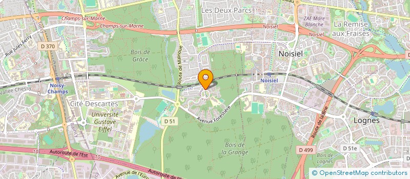 localisation de l'entreprise CSM HYGIENE  CHAMPS-SUR-MARNE