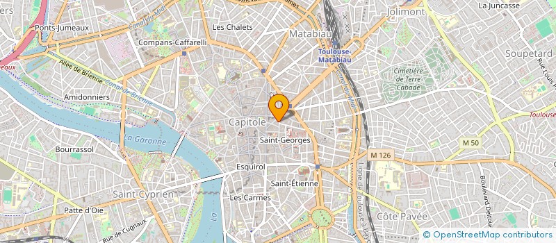 localisation de l'entreprise CSM IMMOBILIER D'ENTREPRISE à TOULOUSE