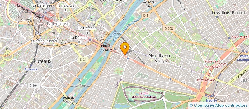 localisation de l'entreprise CSM K à NEUILLY-SUR-SEINE